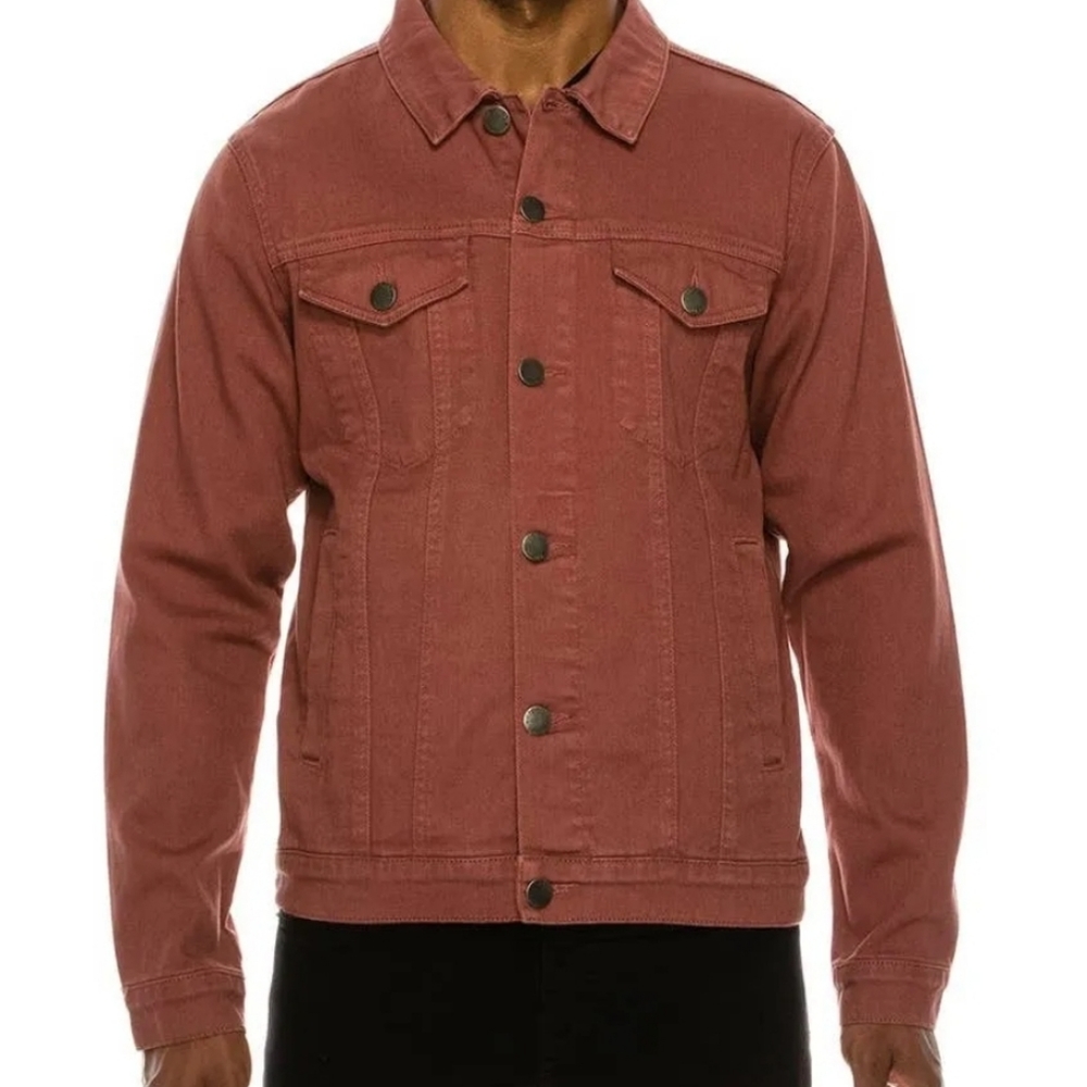 World Tour Colored Denim Jacket - Picture 2 of 4